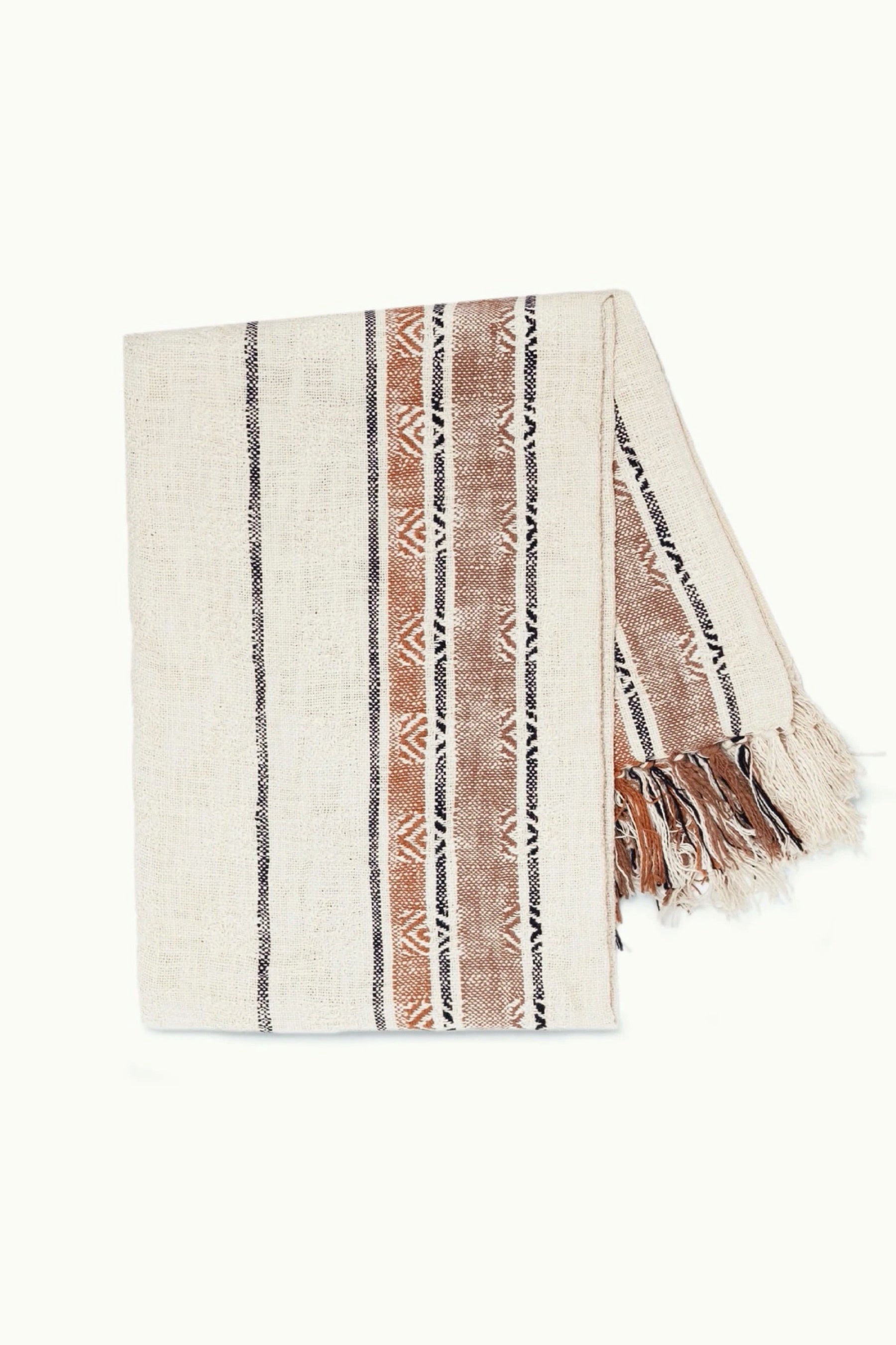 Hazelnut Maceo Throw Blanket
