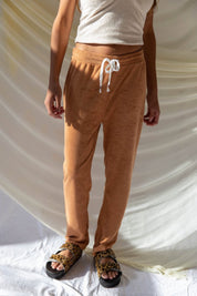 Light Fawn Terry Pant