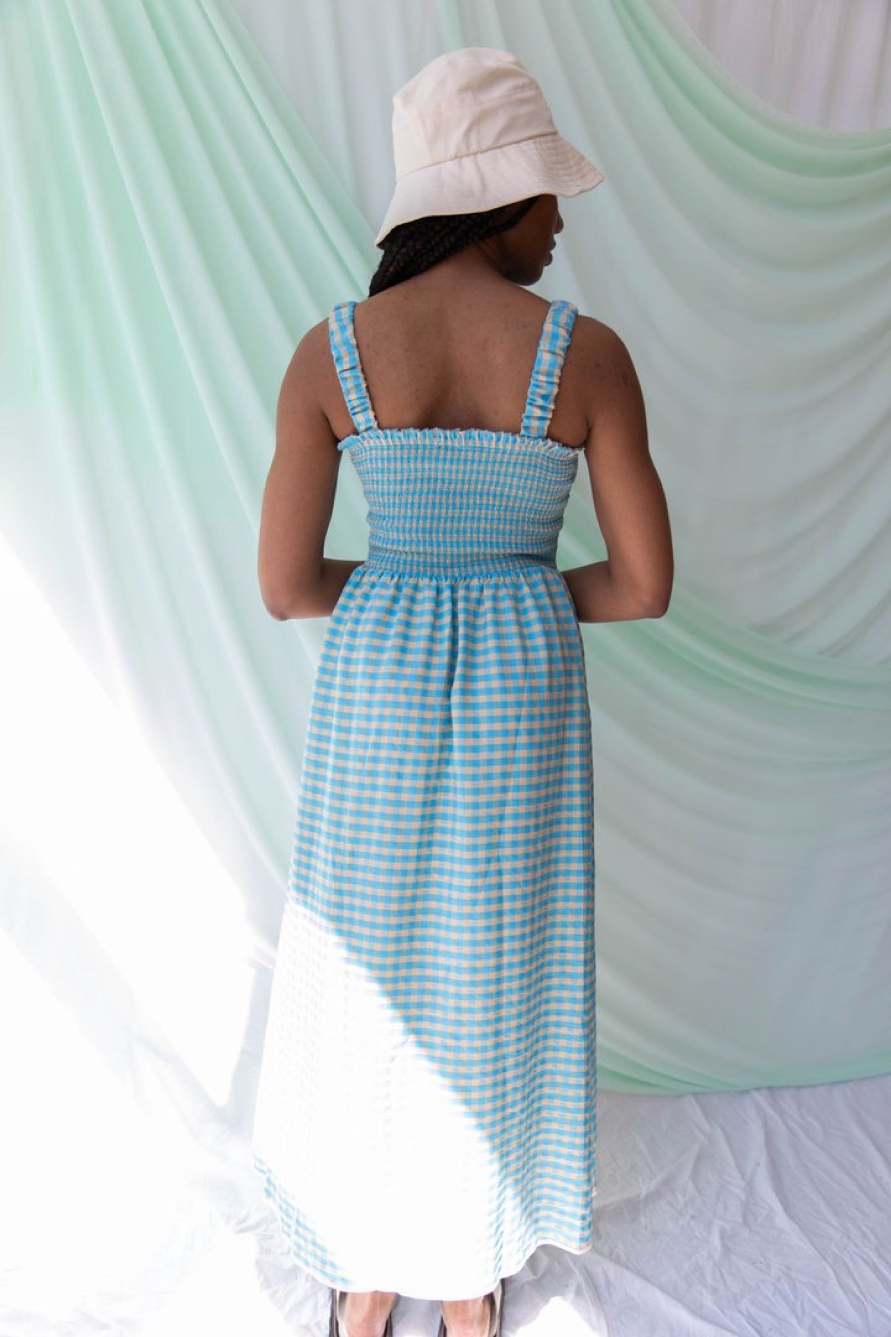 Crayola Cerulean Kasi Dress