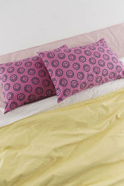Raspberry Happy Pillow Case Set