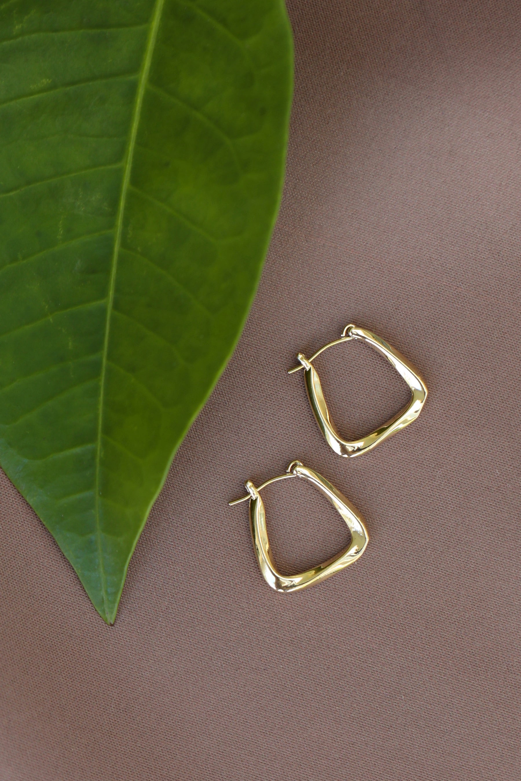 Gold Jax Hoops