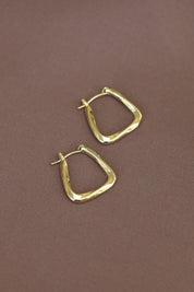 Gold Jax Hoops