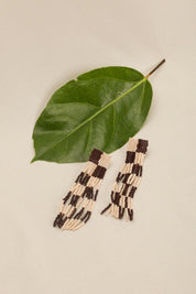 Cocoa Plaid Clara Earrings
