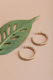 Gold Antigua Hoops