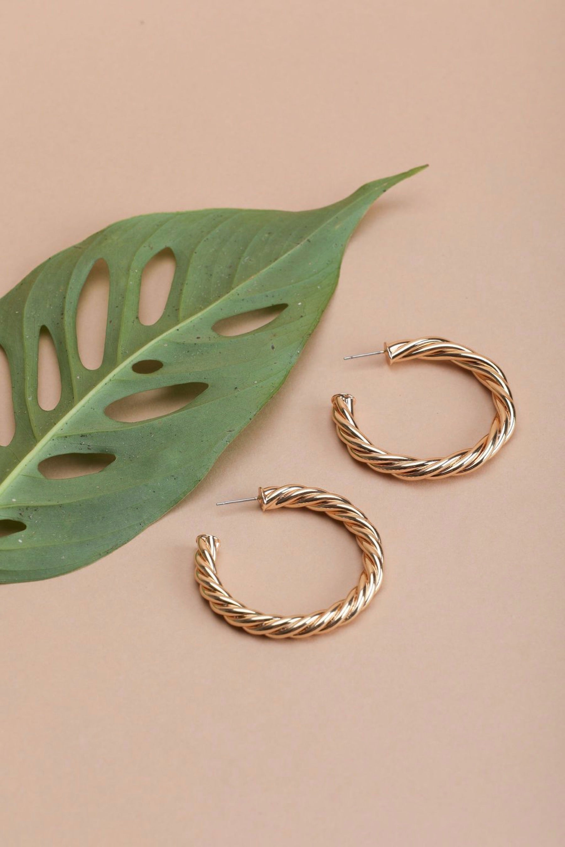 Gold Antigua Hoops