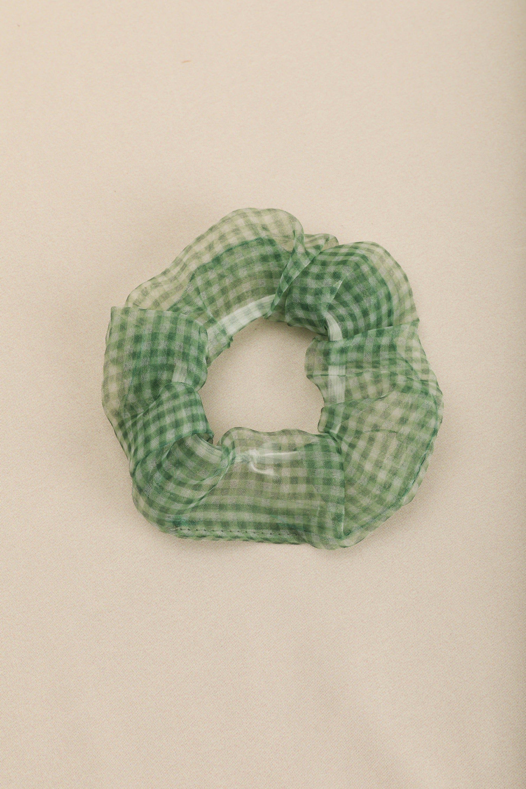 Forest Gingham Leigh Scrunchie