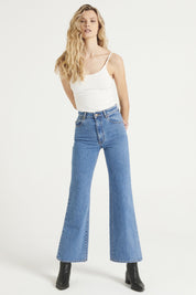 Cindy Blue Eastcoast Crop Flare