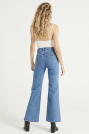 Cindy Blue Eastcoast Crop Flare