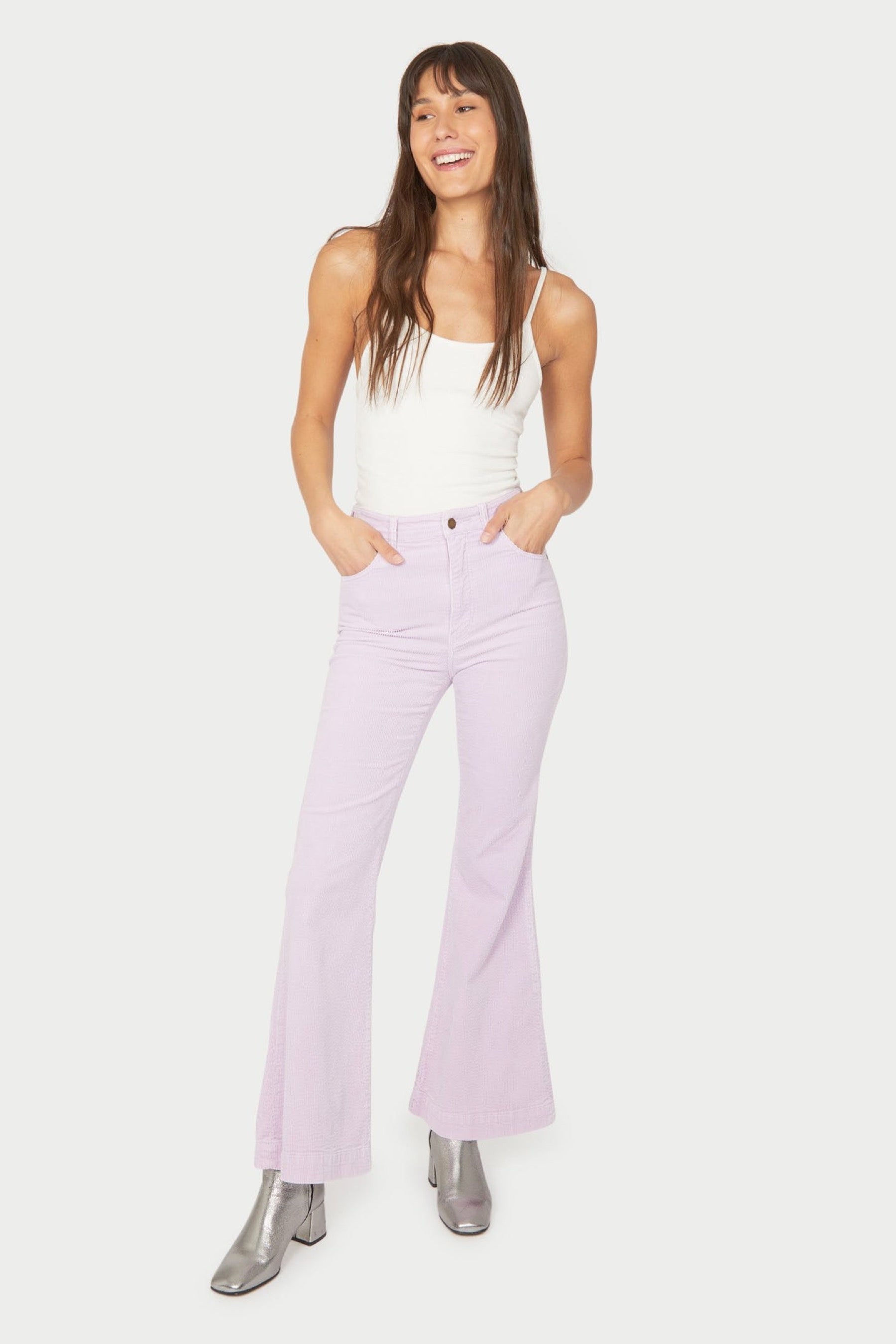 Lavender Cord Eastcoast Flare
