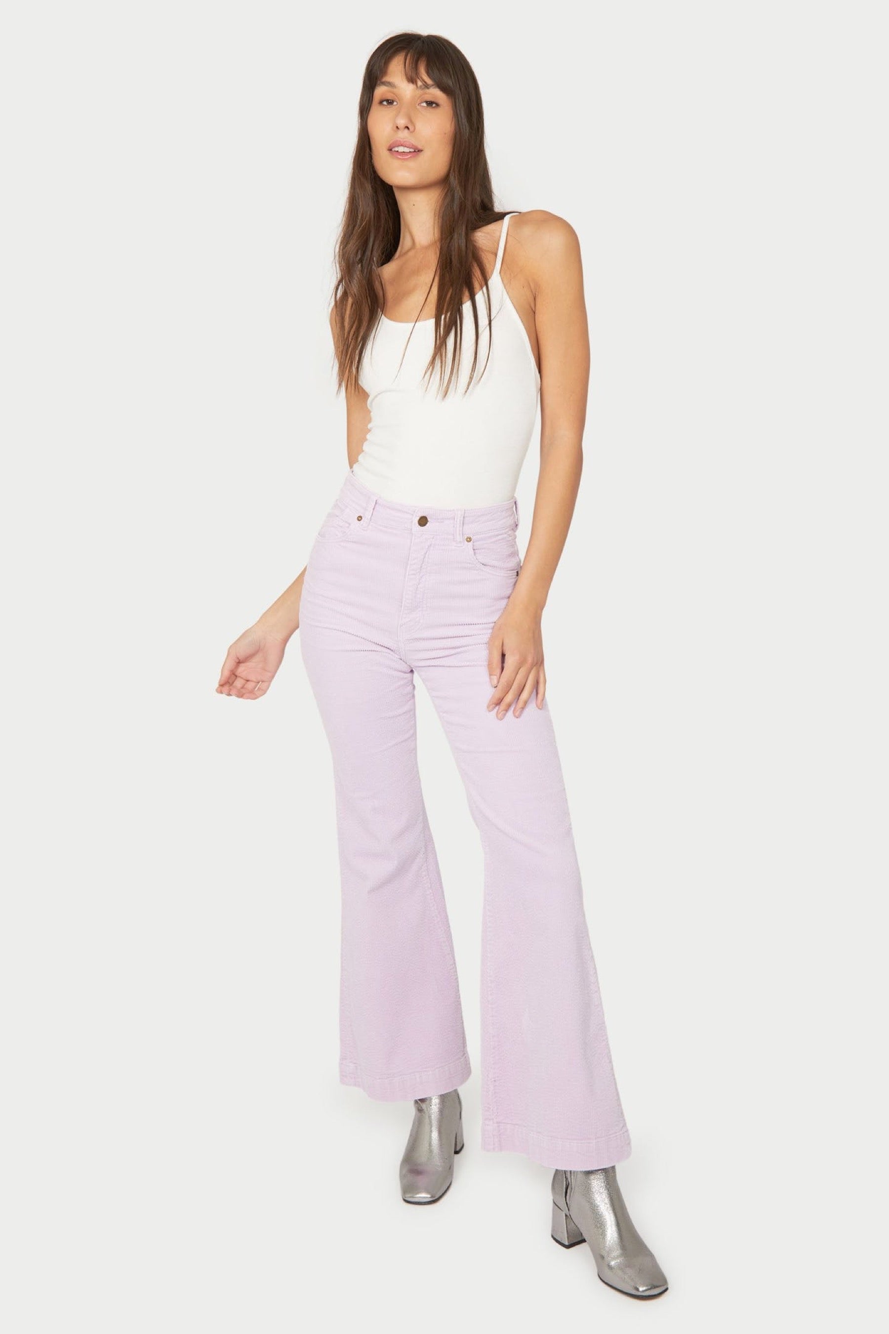Lavender Cord Eastcoast Flare