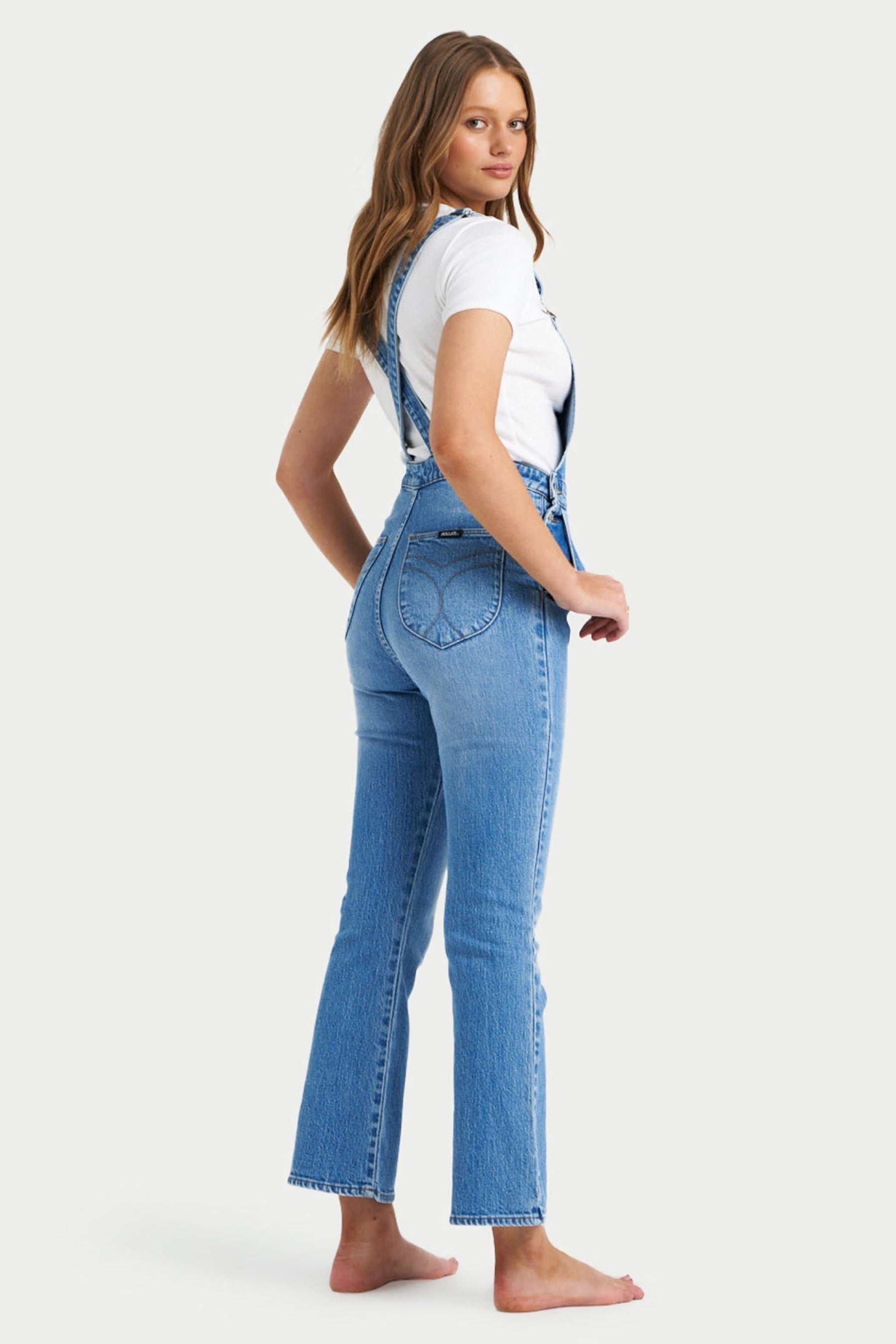 Eco Salty Blue Dusters Crop Bootcut Overall