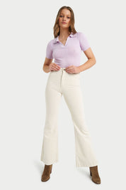 Lavender Amanda Knit Top