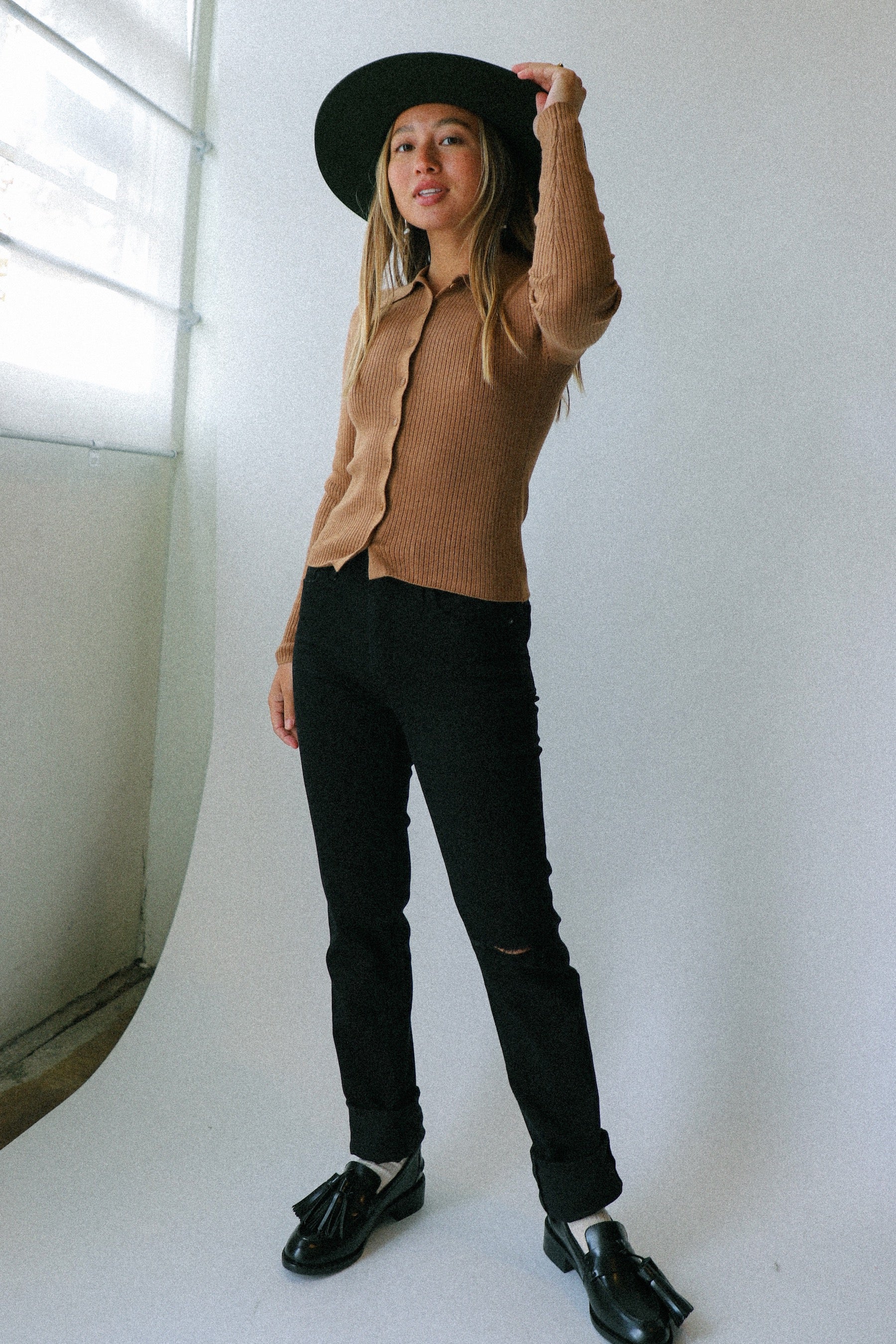 Tobacco Caroline Top