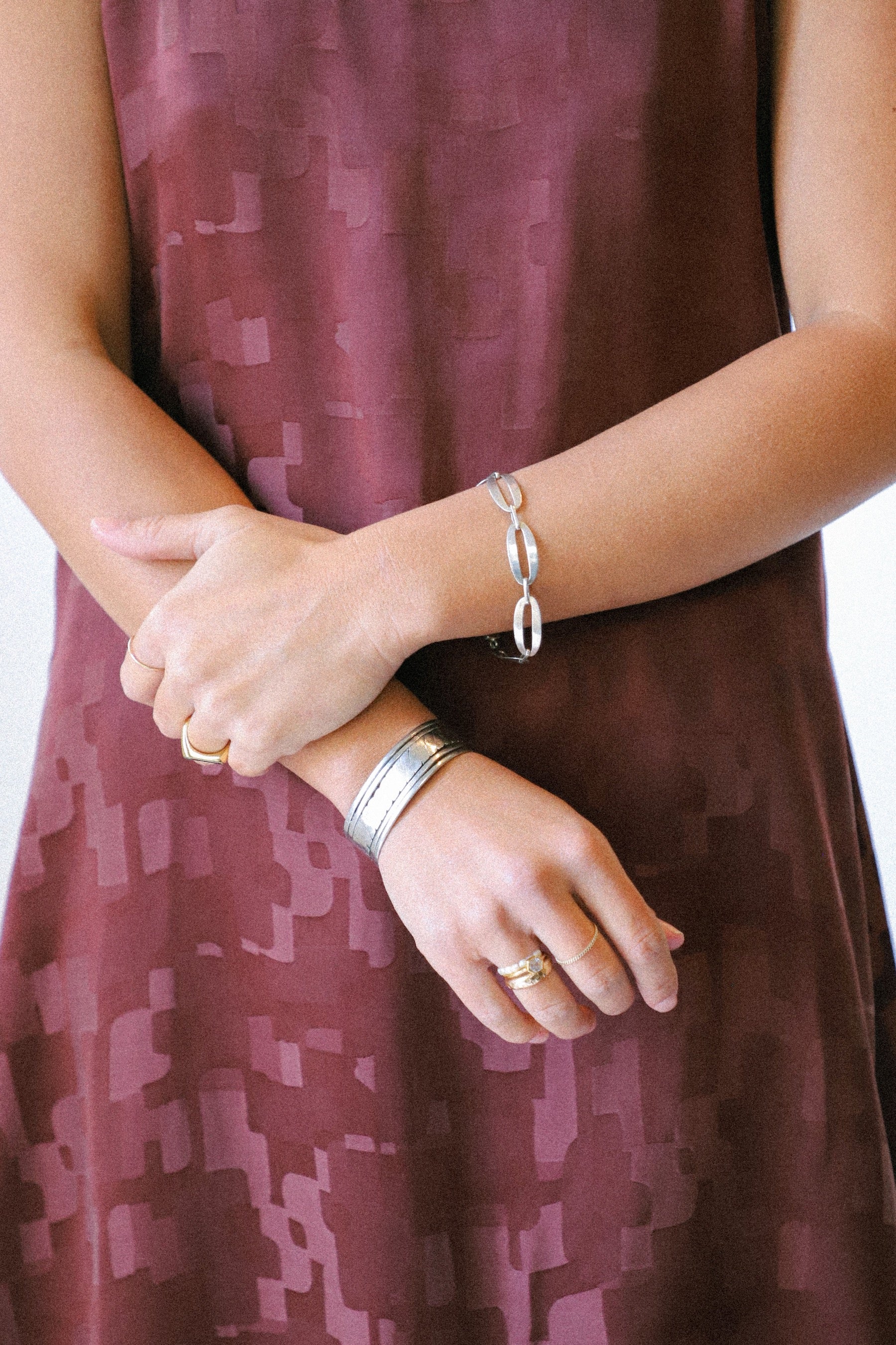 Silver Loop Bracelet