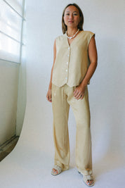 Oat Oversized Vest