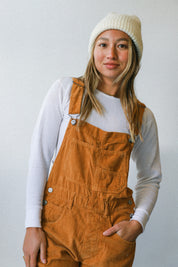 Tan Cord Ziggy Overall