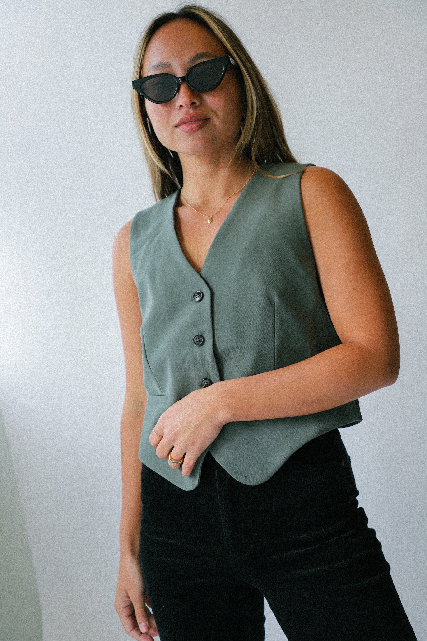 Olive Leola Vest