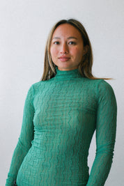 Fern Ross Mesh Thumbhole Top