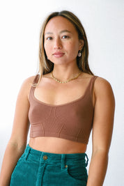 Chocolate Wide Eyed Seamless Corset