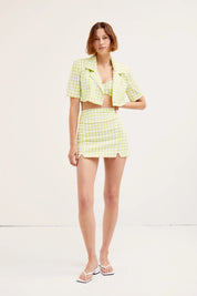 Green Maureen Mini Skirt