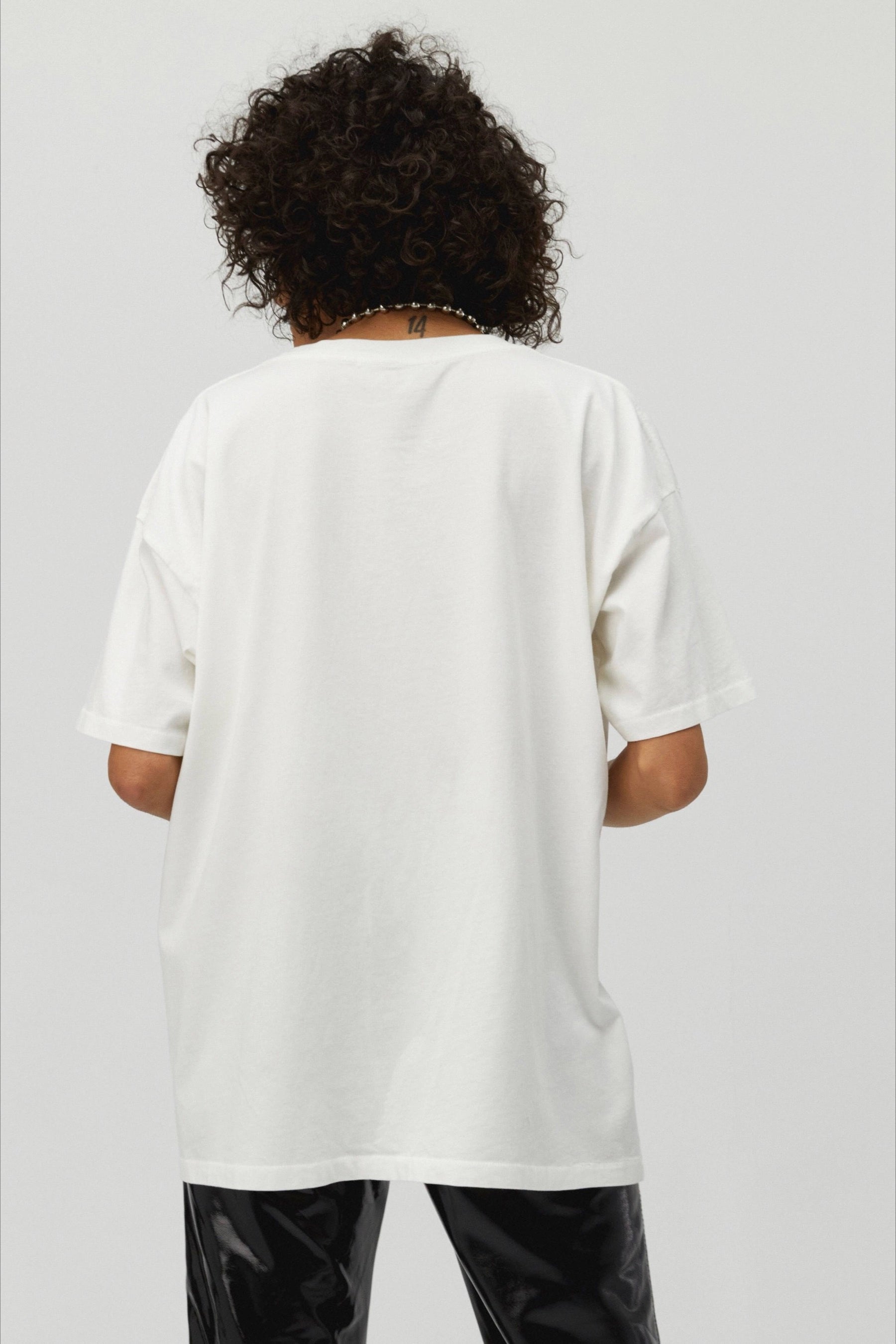 Vintage White Lionel Richie Hello Merch Tee