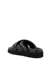 Black Driving Force Sandal