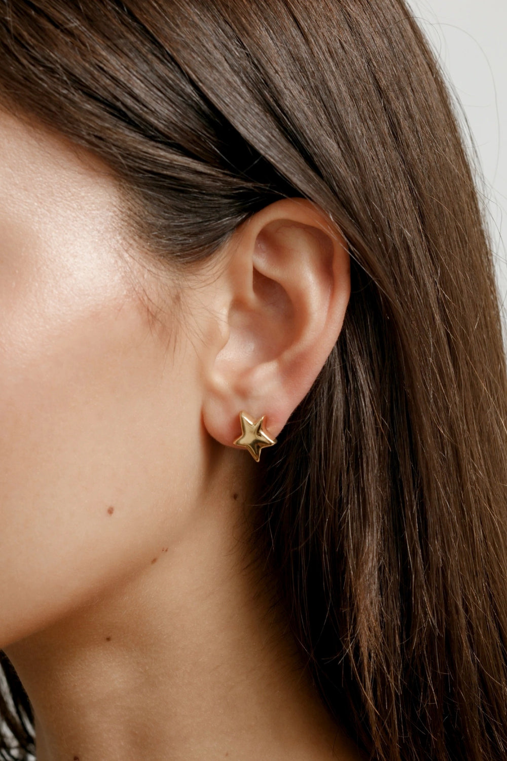 Small Gold Diana Studs