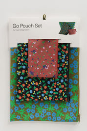 Calico Florals Go Pouch Set