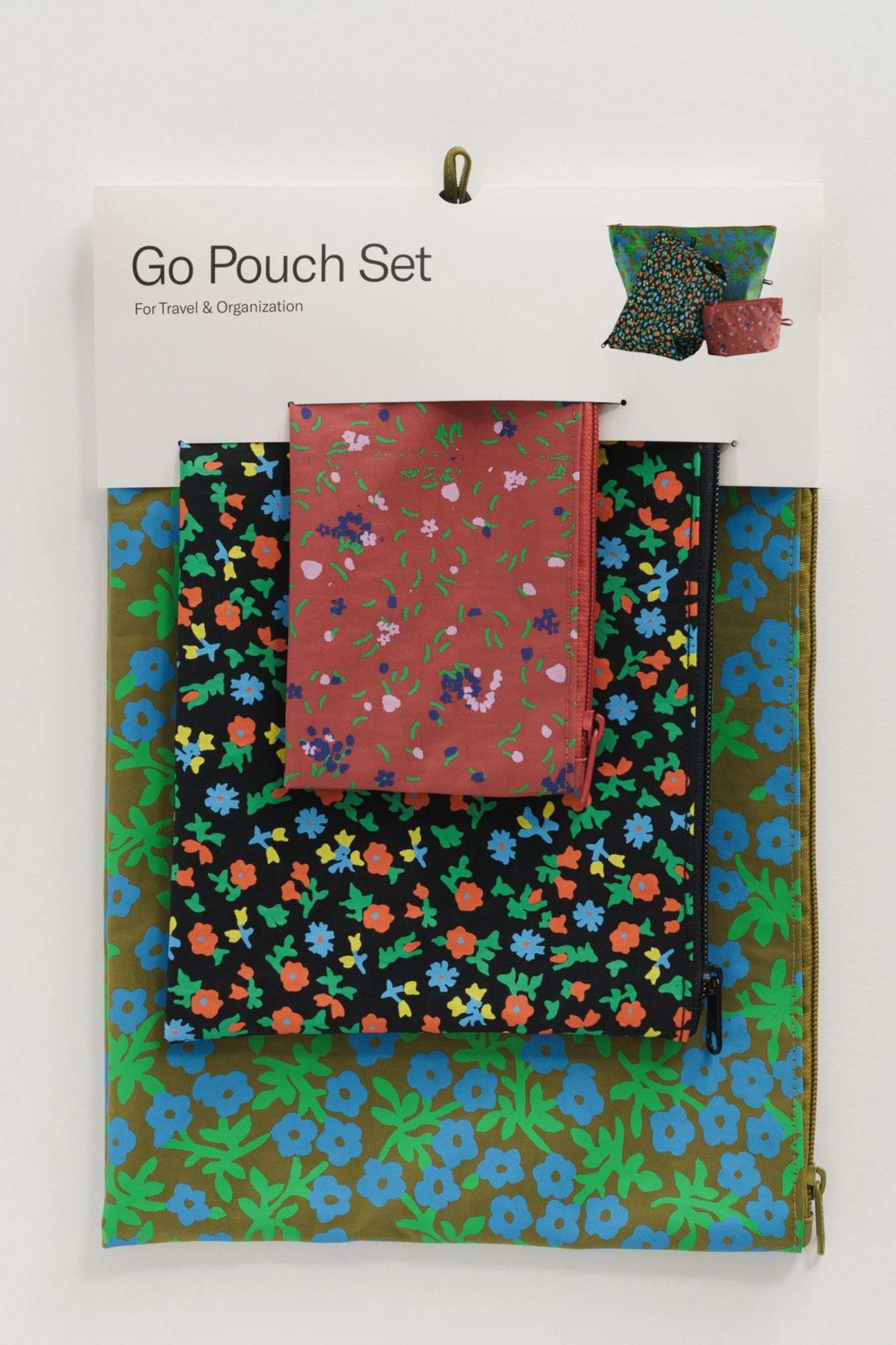 Calico Florals Go Pouch Set