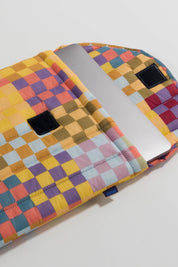 Medium Check Puffy Laptop Sleeve