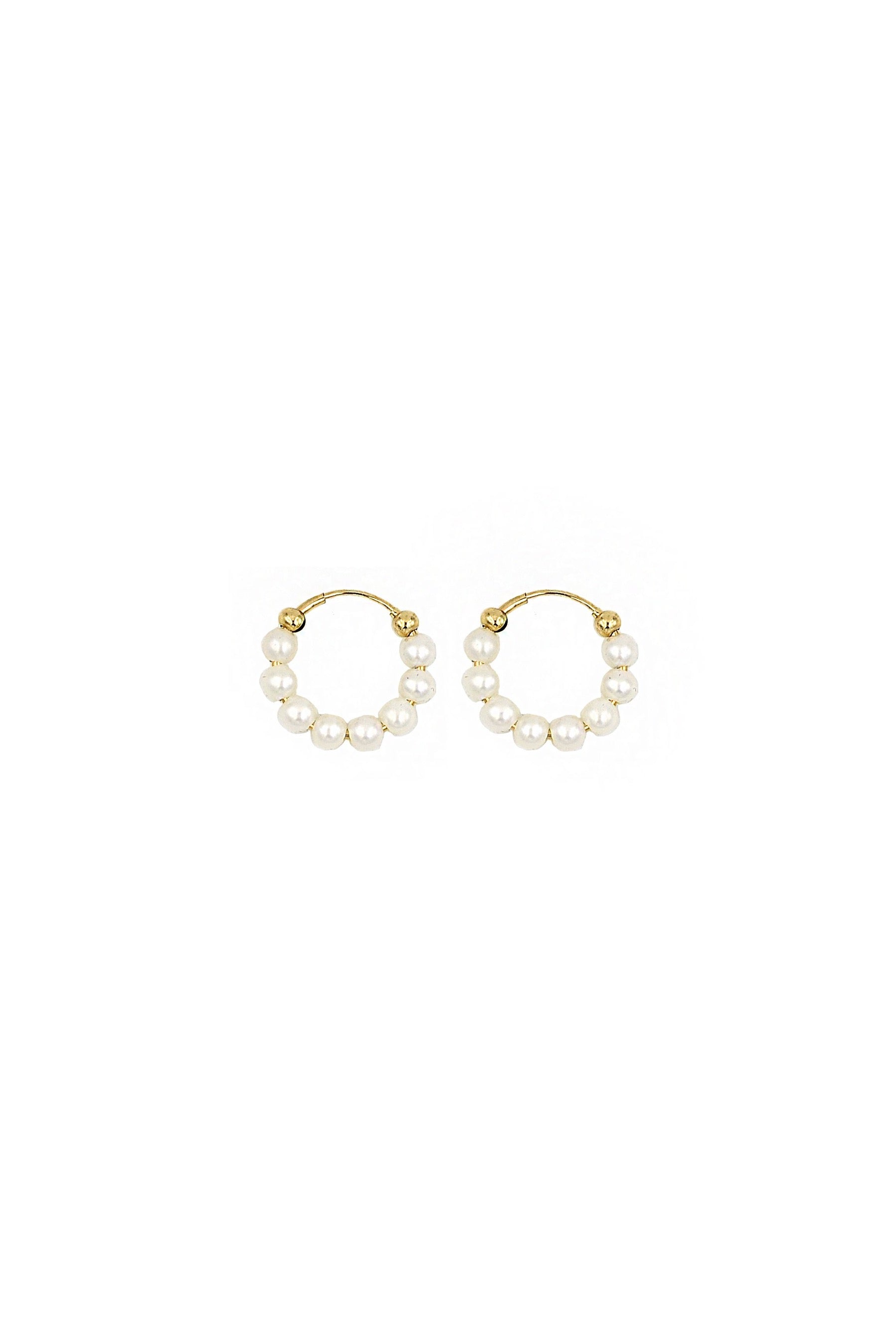 Pearl Holly Hoops