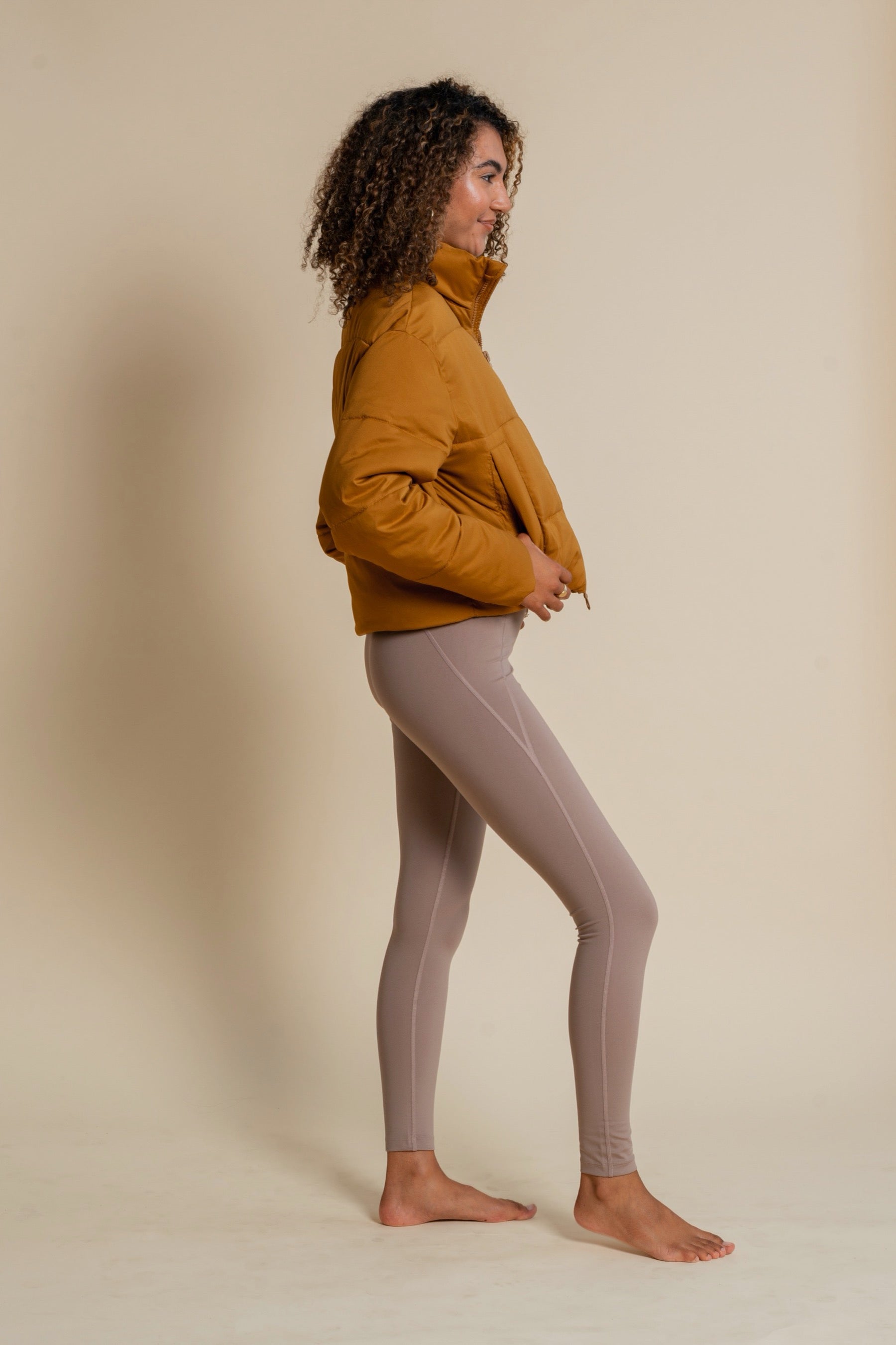 Saddle Cropped Puffer