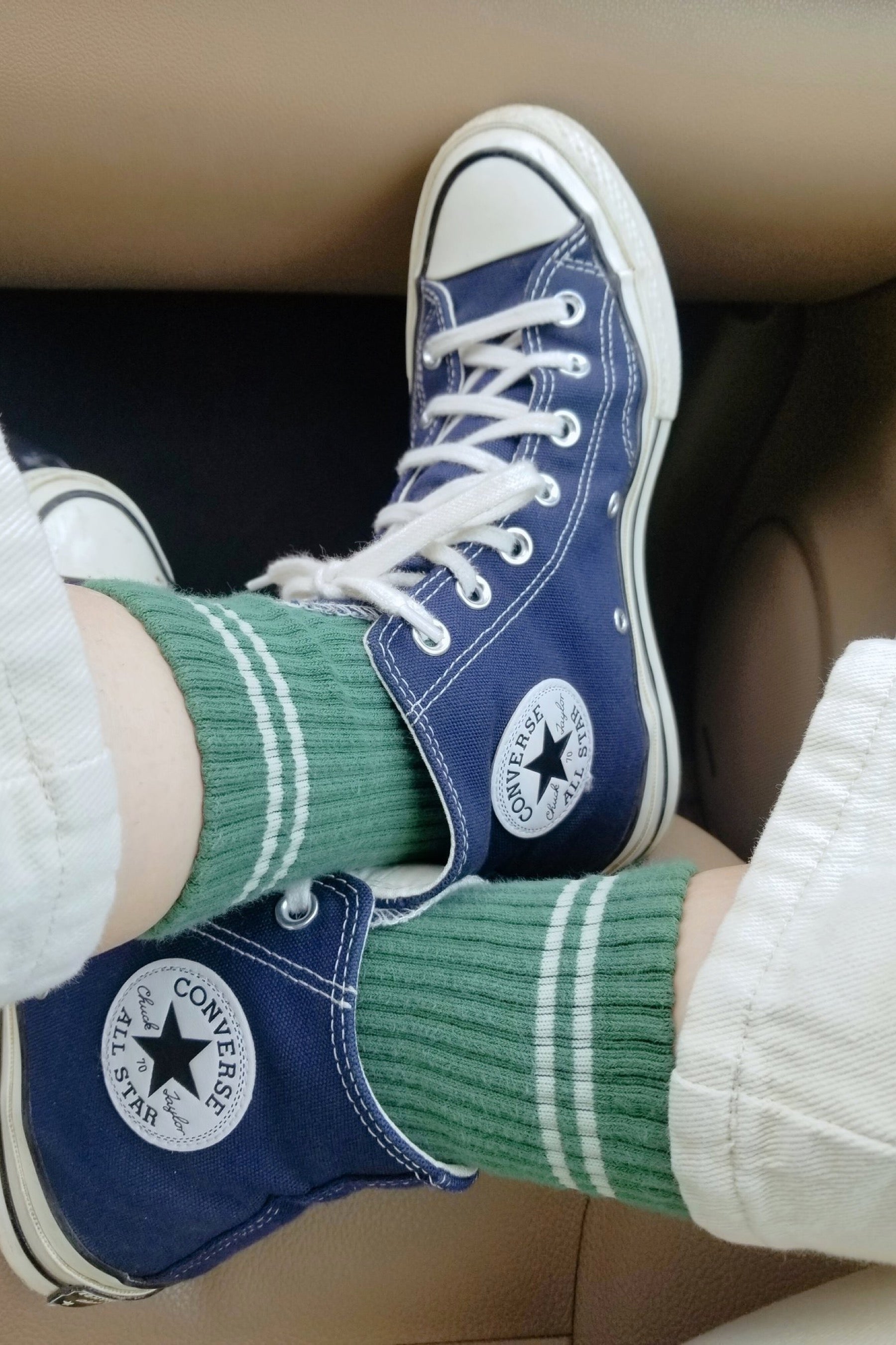 Moss Boyfriend Socks