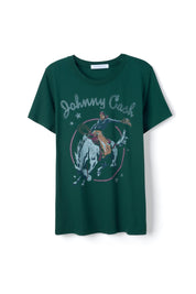 Emerald Johnny Cash Rodeo Tour Tee