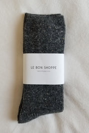 Charcoal Snow Socks