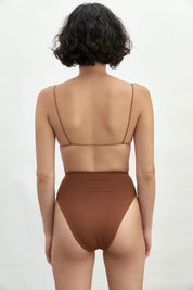 Truffle Fine Strap Triangle Top