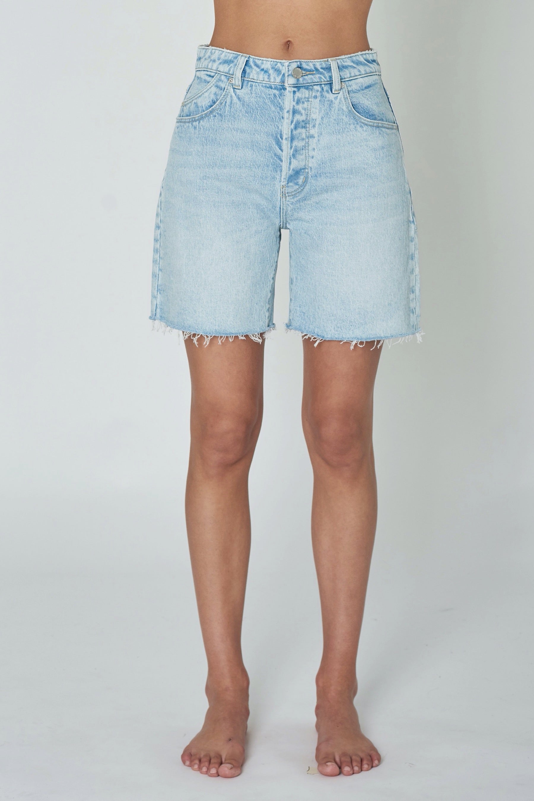 Bleached Blue Classic Cutoff