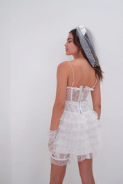 White Jules Mini Dress