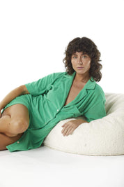 Kiwi Terry Shirt Dress