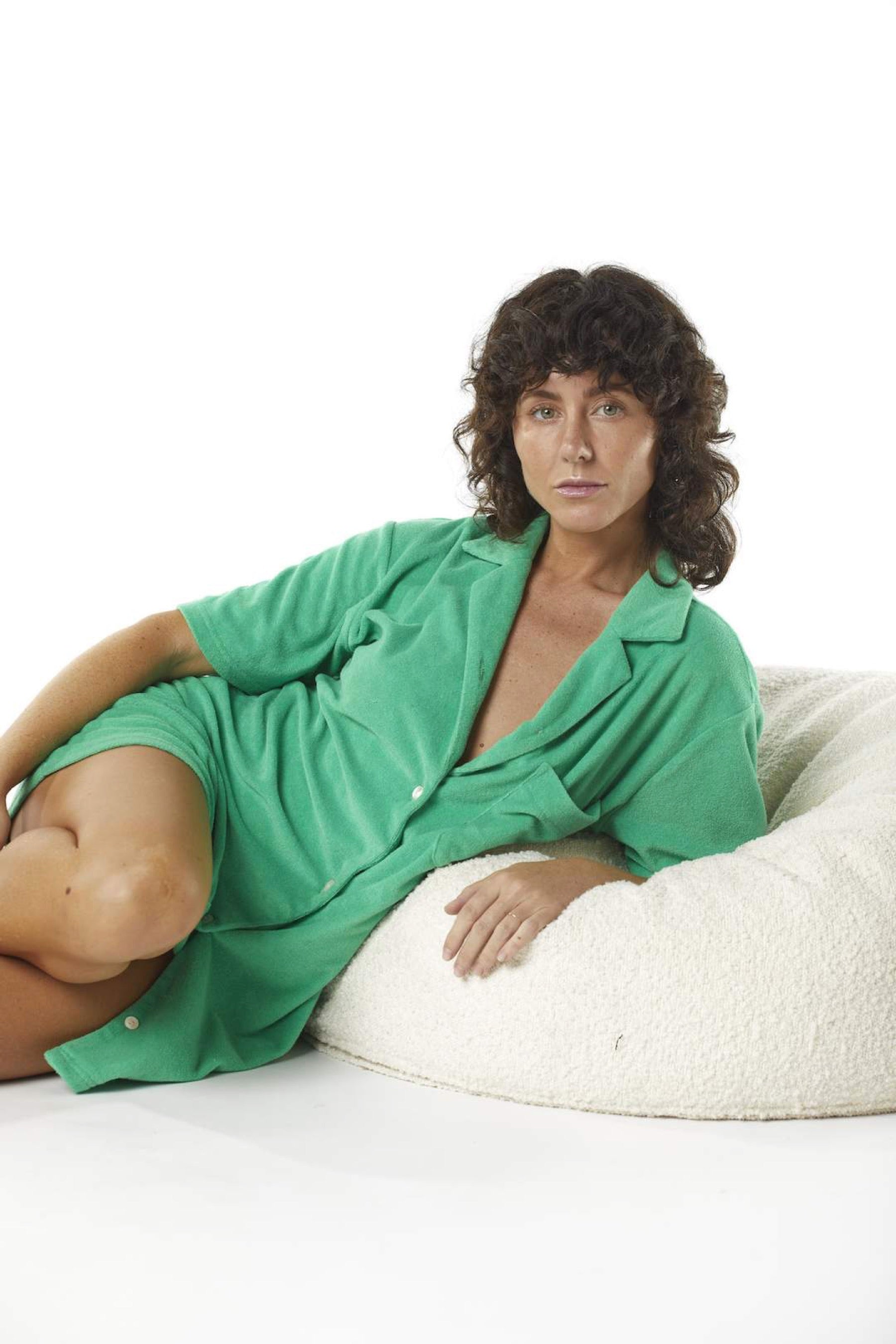 Kiwi Terry Shirt Dress