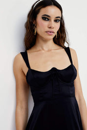 Black Taliah Mini Dress