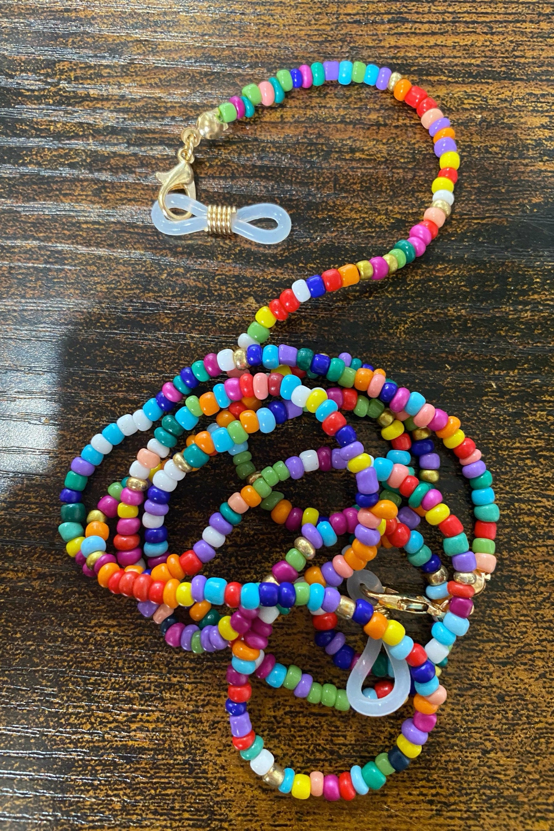 Rainbow Mask + Sunglasses Chain