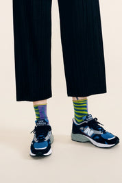 Split Space Dye Short Crew