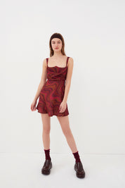 Red Eleanor Mini Dress