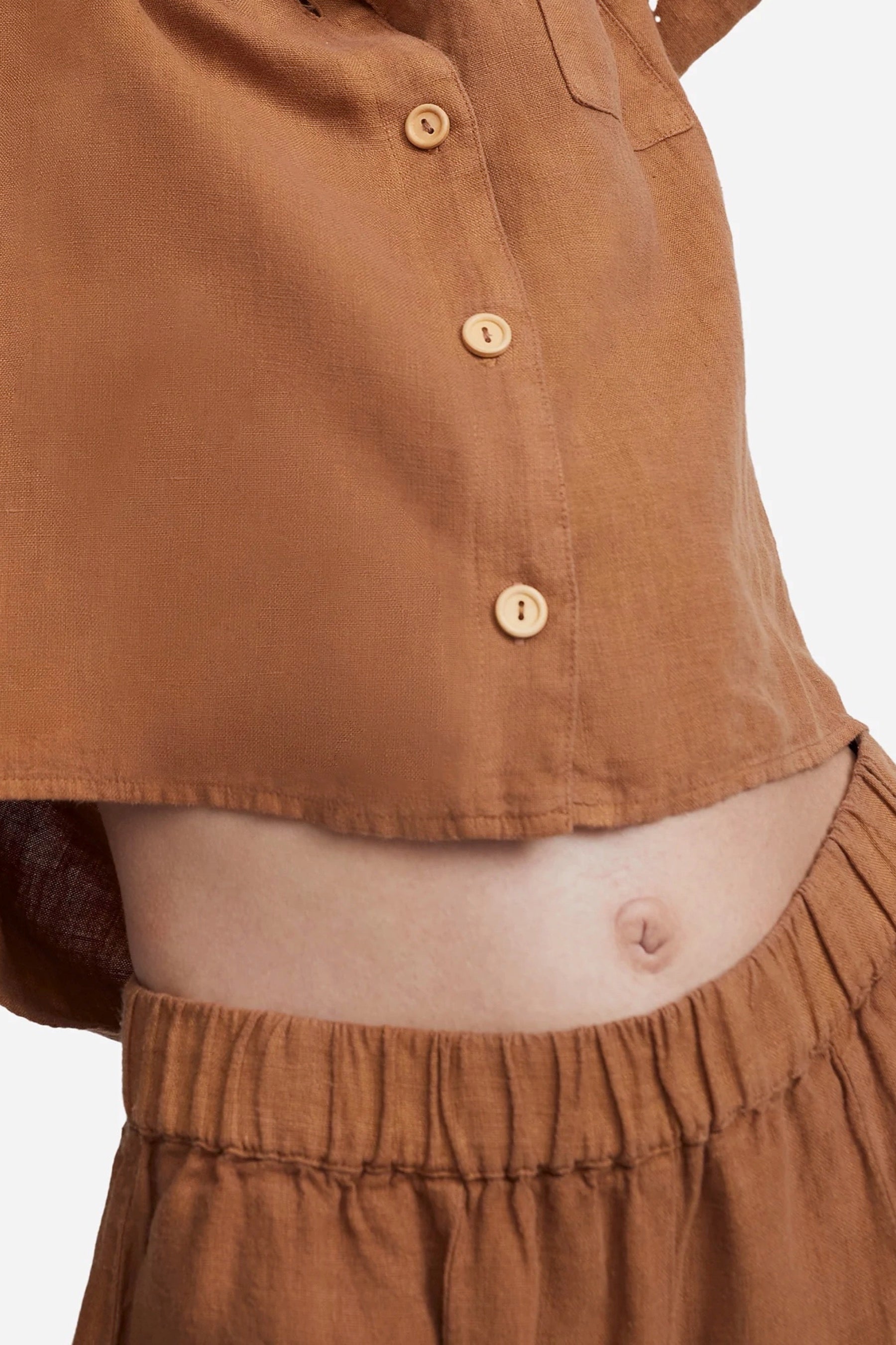 Sedona Linen Boxy Short Sleeve Shirt