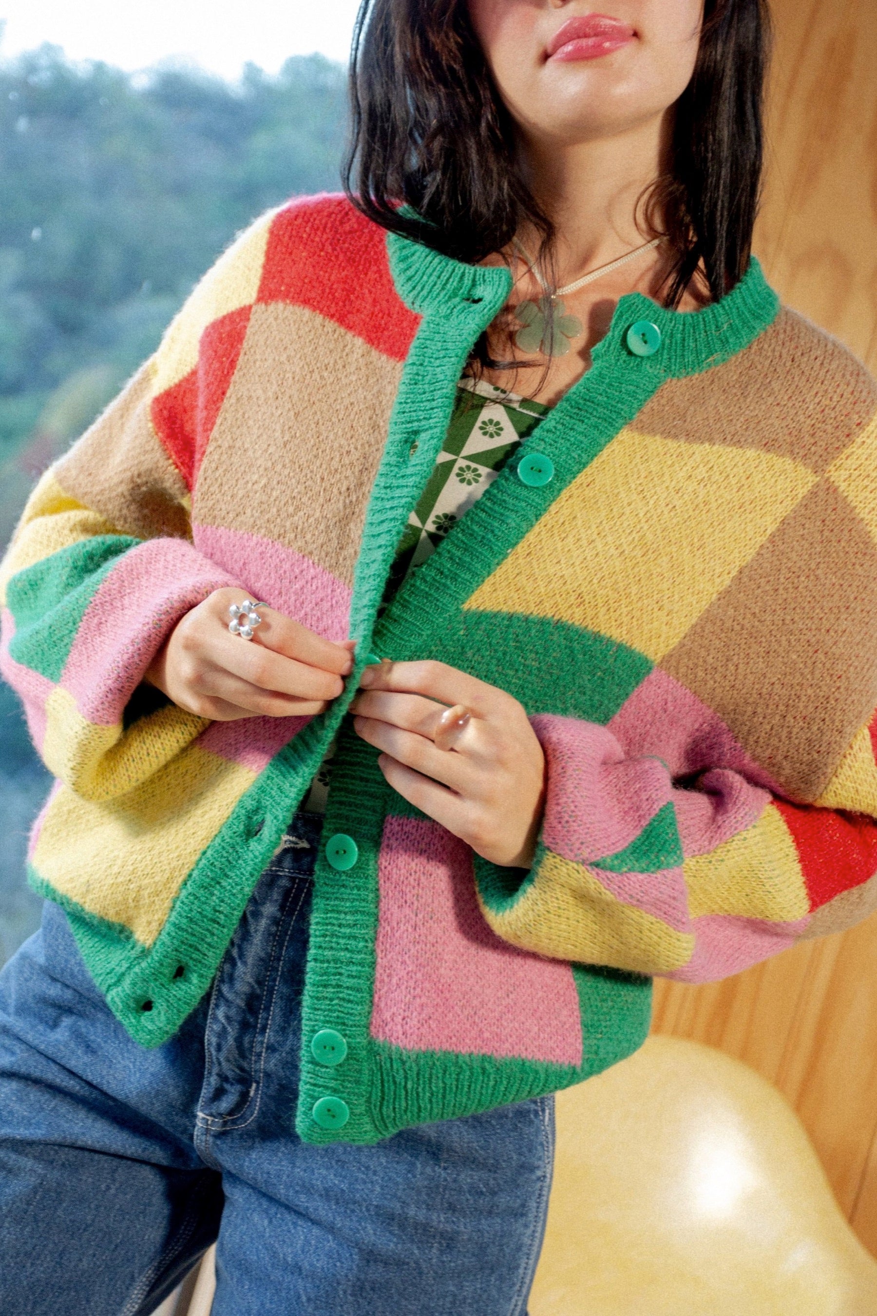 Disco Check Lauda Cardigan