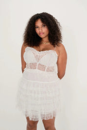 White Jules Mini Dress