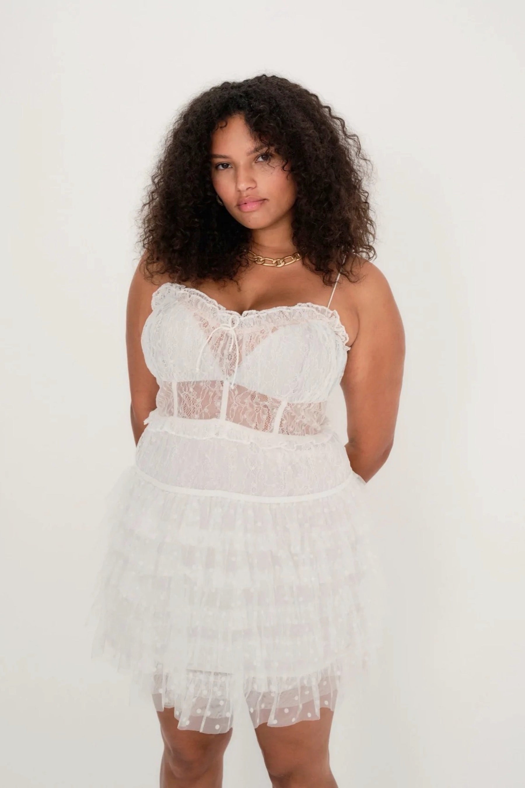 White Jules Mini Dress