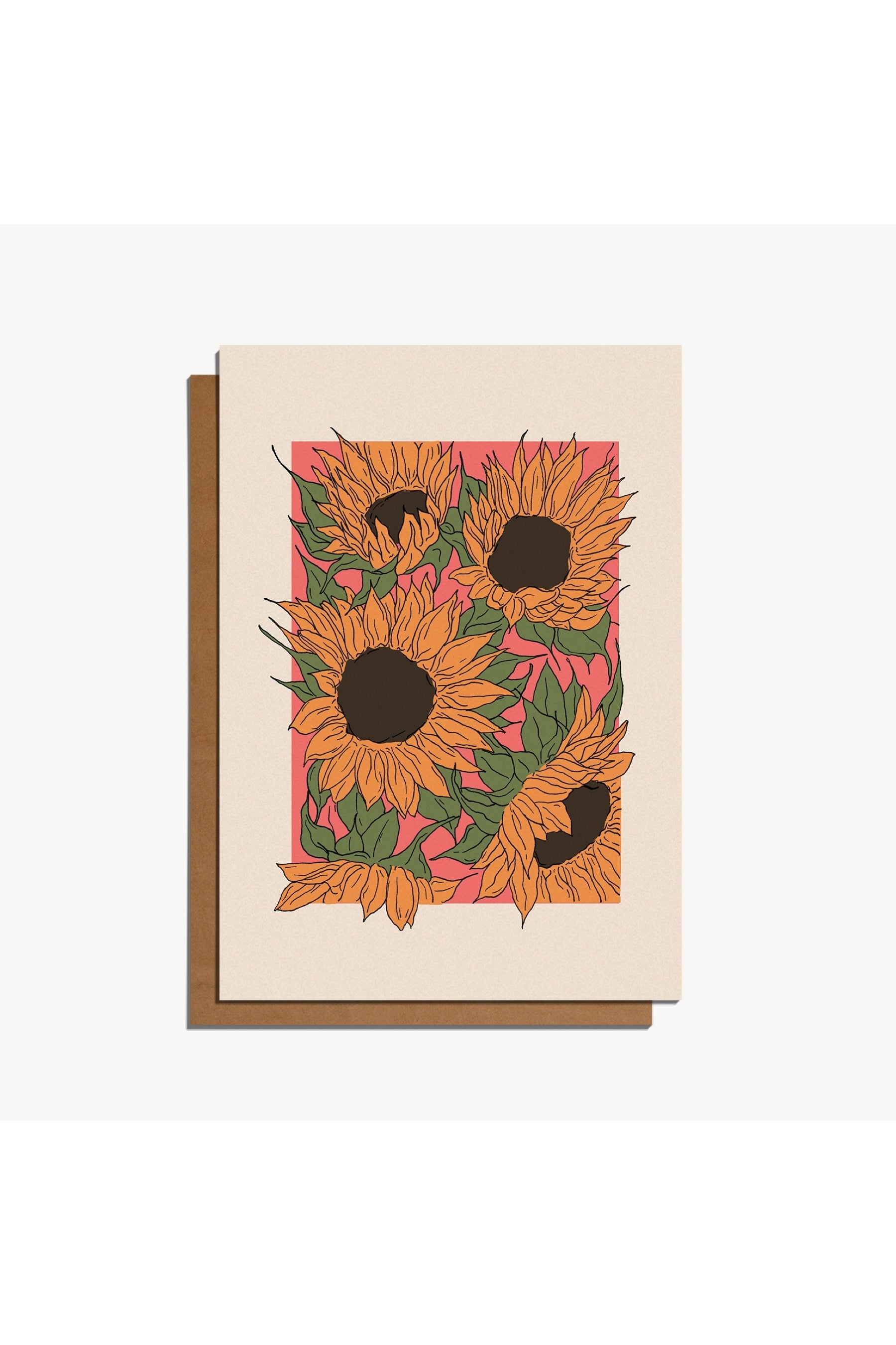 Sunflower Card