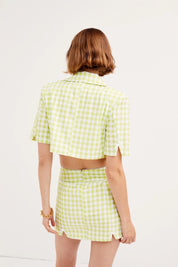Green Maureen Mini Skirt